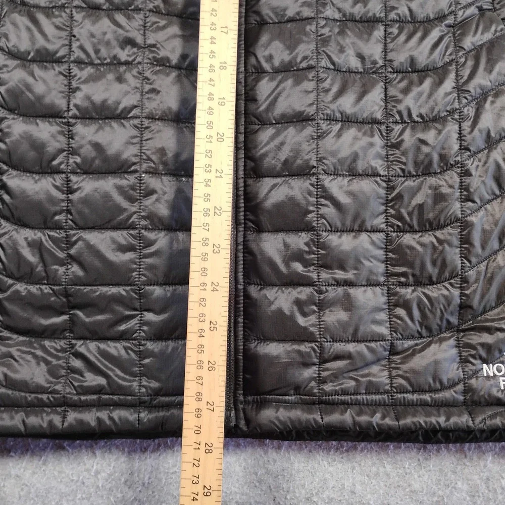 The North Face Thermoball Vest Mens Large Black Quilted Puffer ZAGENO Promo